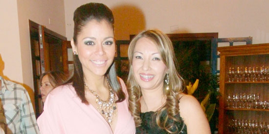 Tainah Rabelo e Renata Murari Petri em agito na semana passada